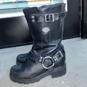 Harley Davidson biker boots